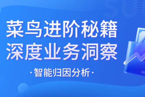 傻瓜式的业务洞察，菜鸟也能是专家！ 